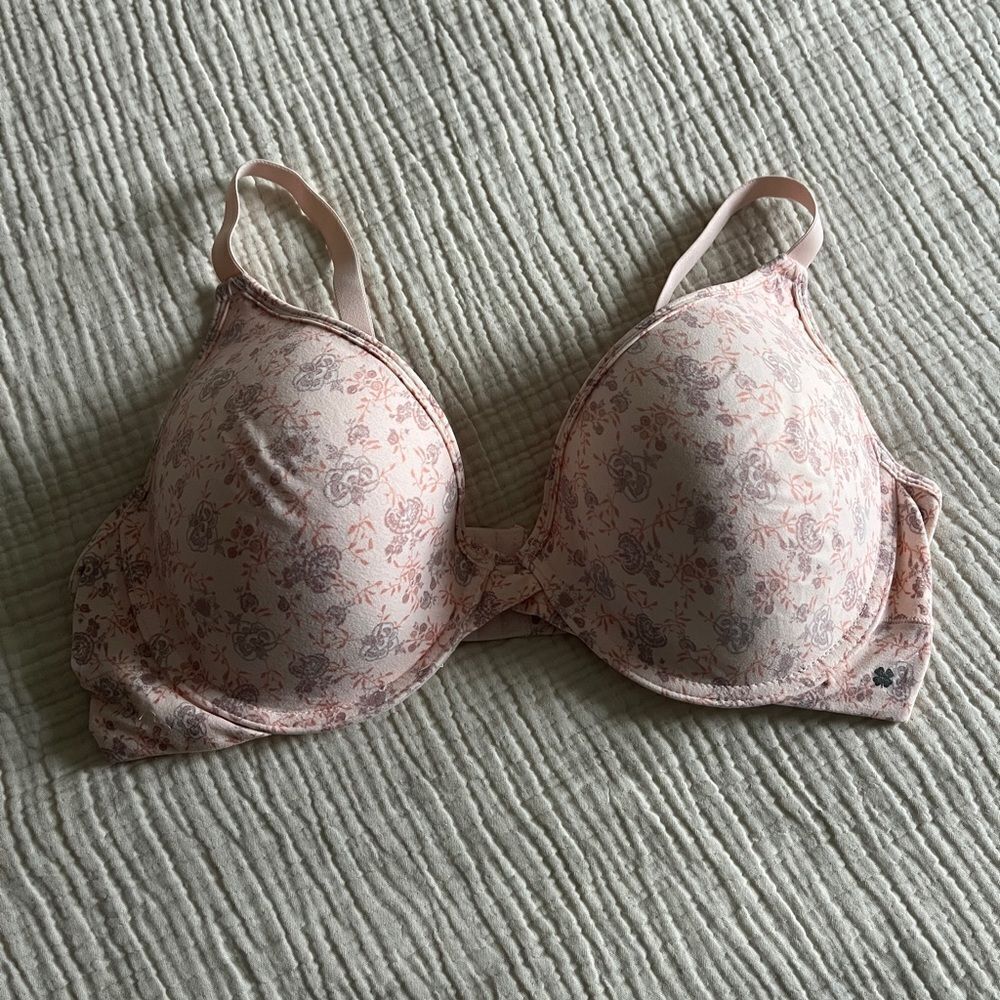 Lucky Brand Super Soft Bra Size 42D Floral Underwire Full Coverage